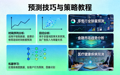 预测技巧与策略教程，展示不同预测方法的应用场景